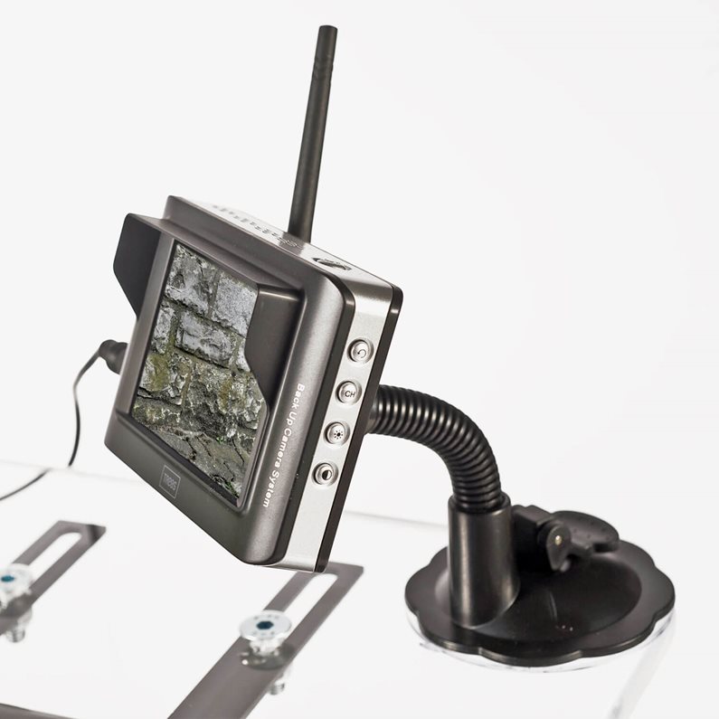 Bakåtriktad kamera för elrullstolar (display screen)