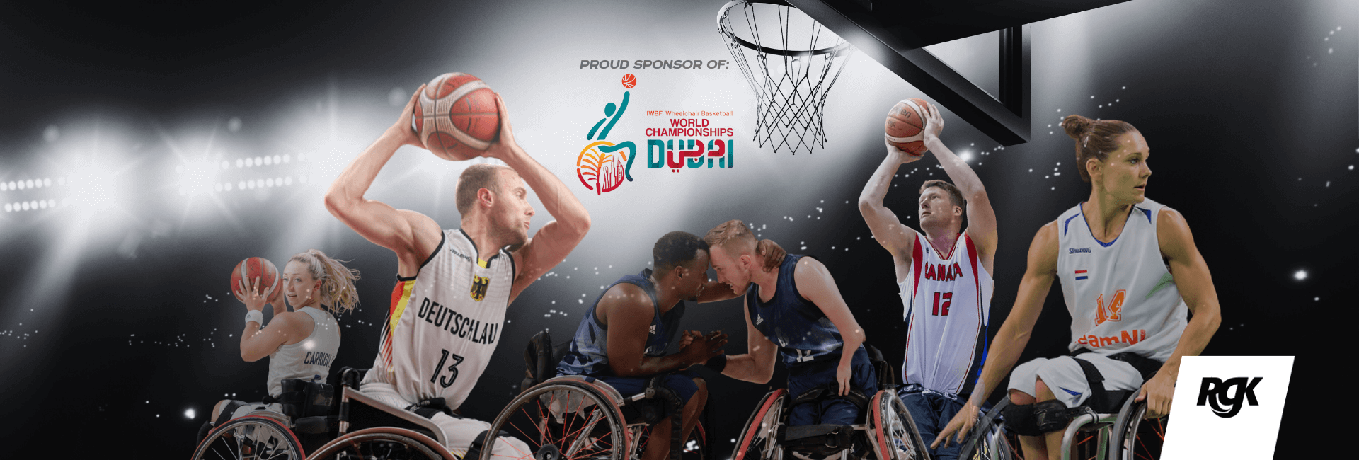 RGK sponsrar världsmästerskapen i rullstolsbasket i Dubai