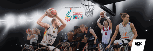 RGK sponsrar världsmästerskapen i rullstolsbasket i Dubai